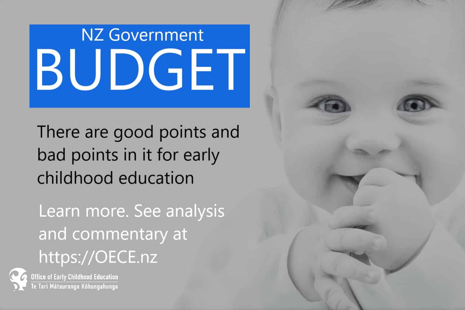 NZ Government Budget Announcements for Early Childhood Education