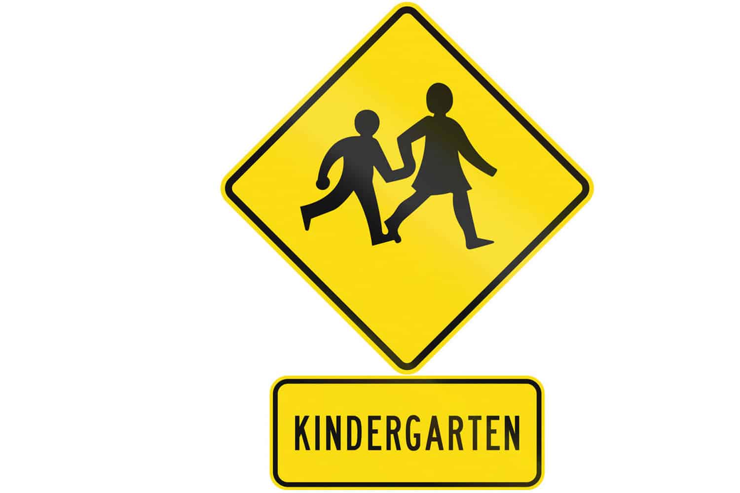 kindergarten sign