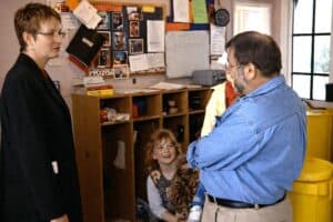 fees policy parent and teacher communication at pick-up and drop-off time
