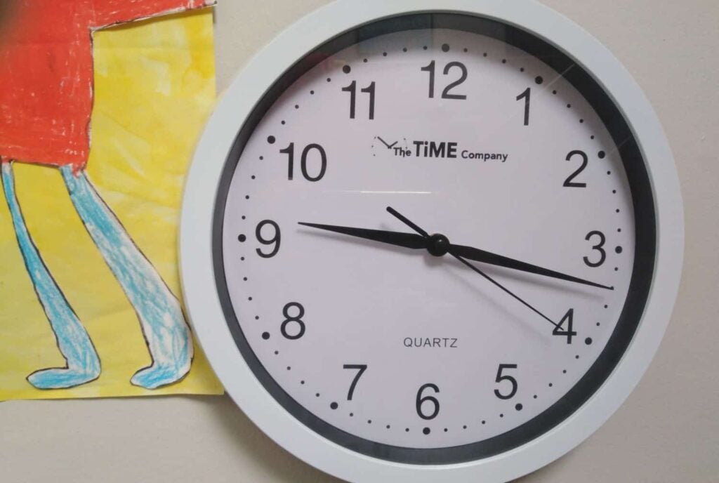 staff late for work parents time clock
