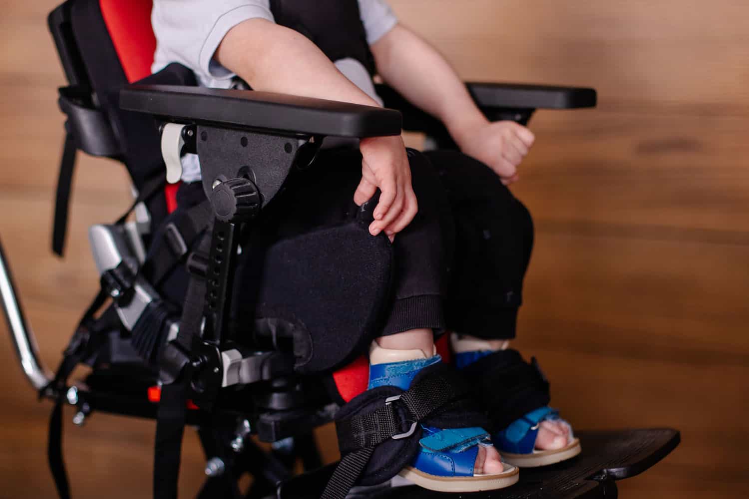 Children with disabilities in early childhood education services with wheelchair.