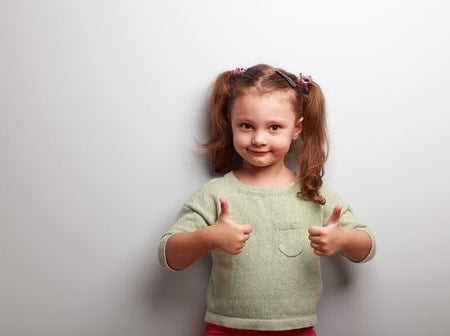 thumbs up for pay parity